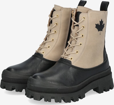 CANADA SNOW Schnürstiefel 'MOUNT NESSA' in beige, Produktansicht