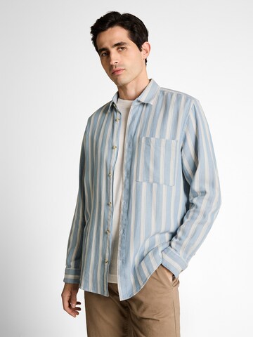 TOM TAILOR - Ajuste regular Camisa en azul: frente