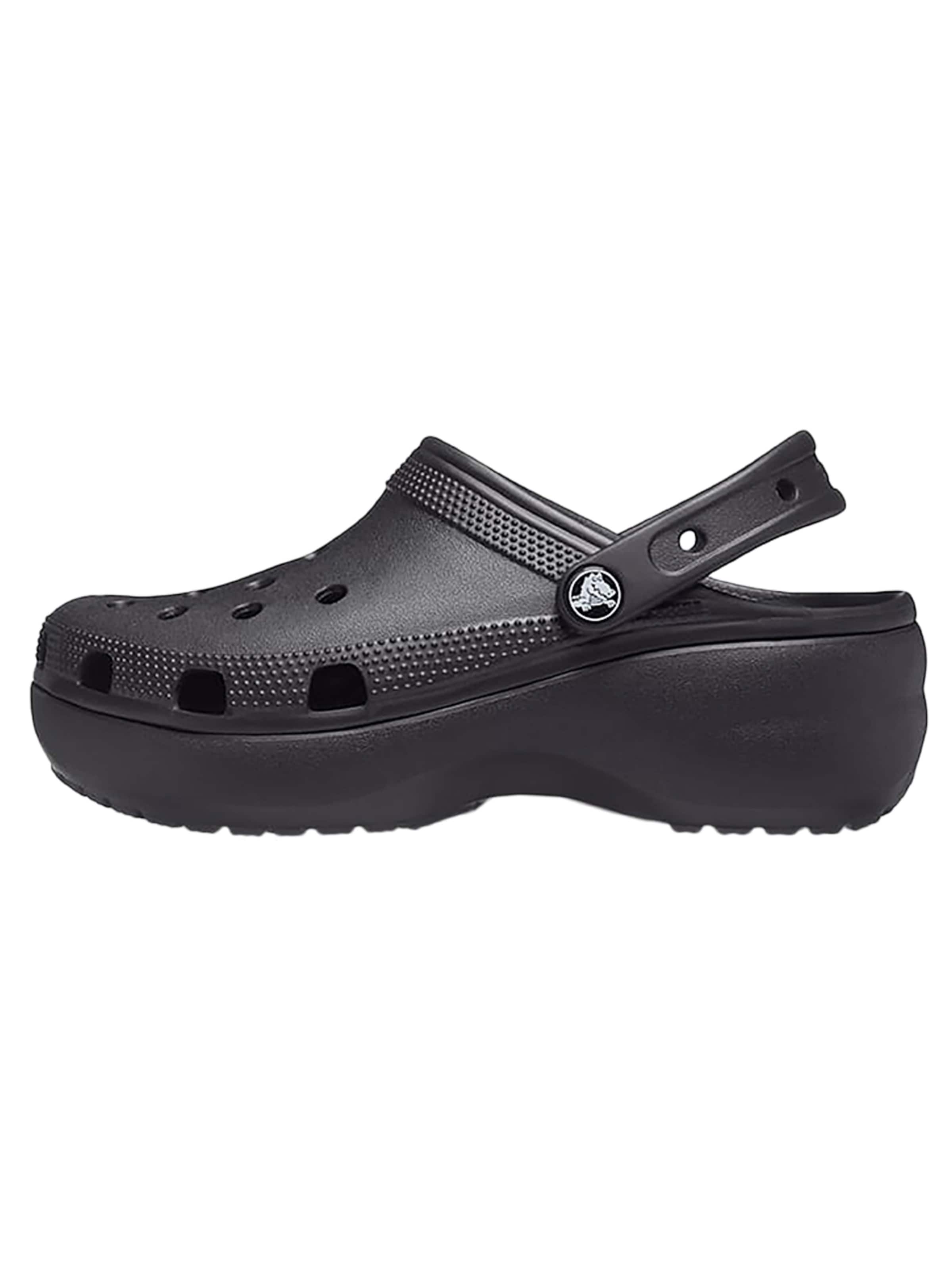 Crocs Clogs 'Sandalen zum Reinschlüpfen Classic Platform Clog' in Beige: voorkant