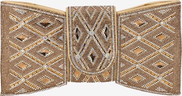 Pochette usha BLACK LABEL en or : devant