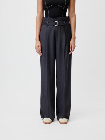 LeGer by Lena Gercke - Pierna ancha Pantalón plisado 'Jocy' en gris: frente