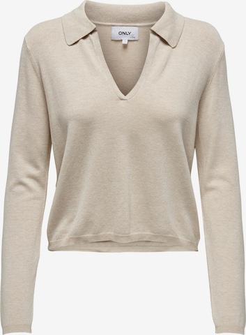 ONLY - Jersey 'HANNAH' en beige: frente