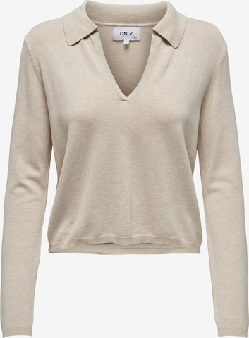 Pullover 'HANNAH' di ONLY in beige: frontale