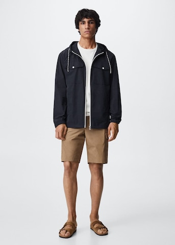 MANGO MAN Between-Season Jacket 'Costa' in Black