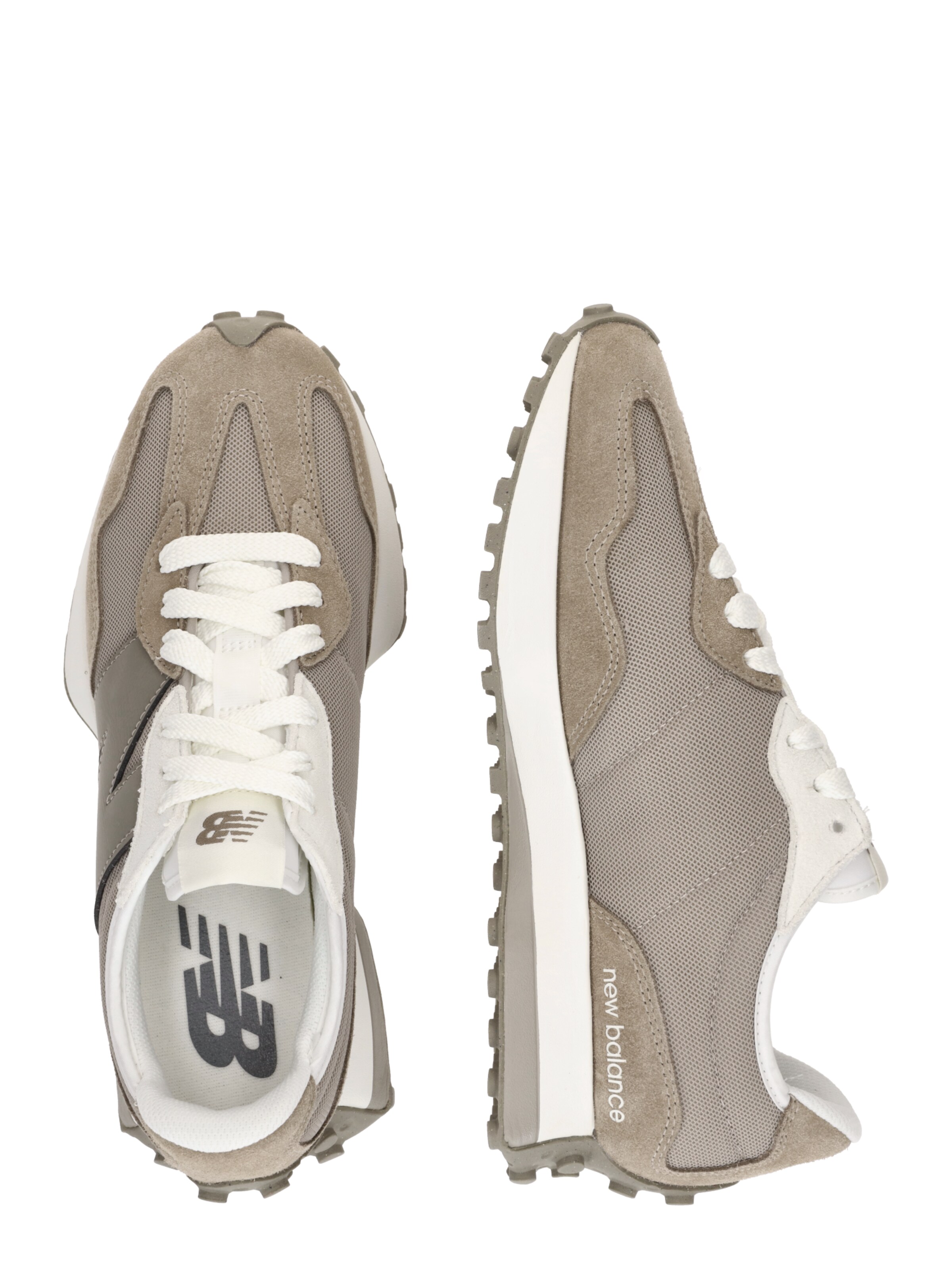 new balance Низкие кроссовки '327' в Бежевый