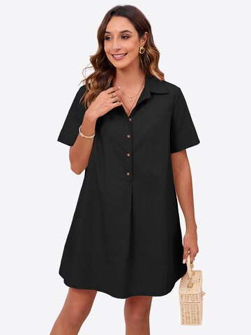 Rochie tip bluză de la Imily Bela pe negru