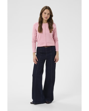 SAINT TROPEZ Gebreid vest 'Mila' in Roze