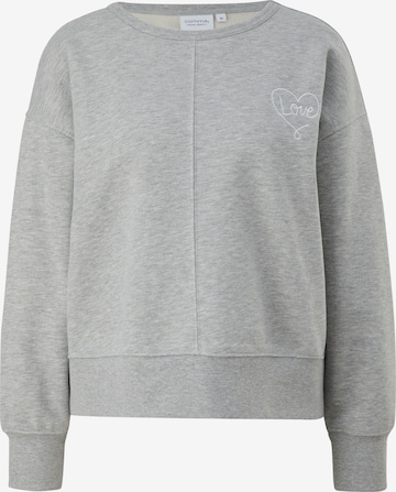 comma casual identity - Sweatshirt em cinzento: frente