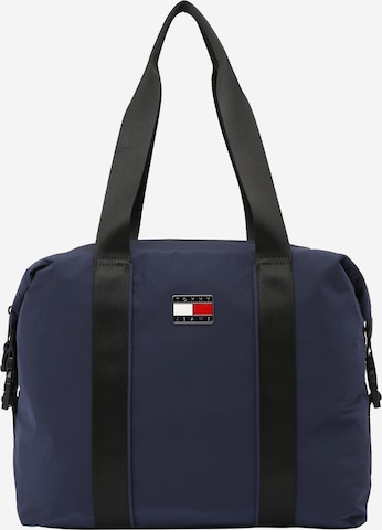 Tommy Jeans Shopper in Blauw: voorkant