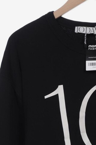 10Days Sweatshirt & Zip-Up Hoodie in L in Black