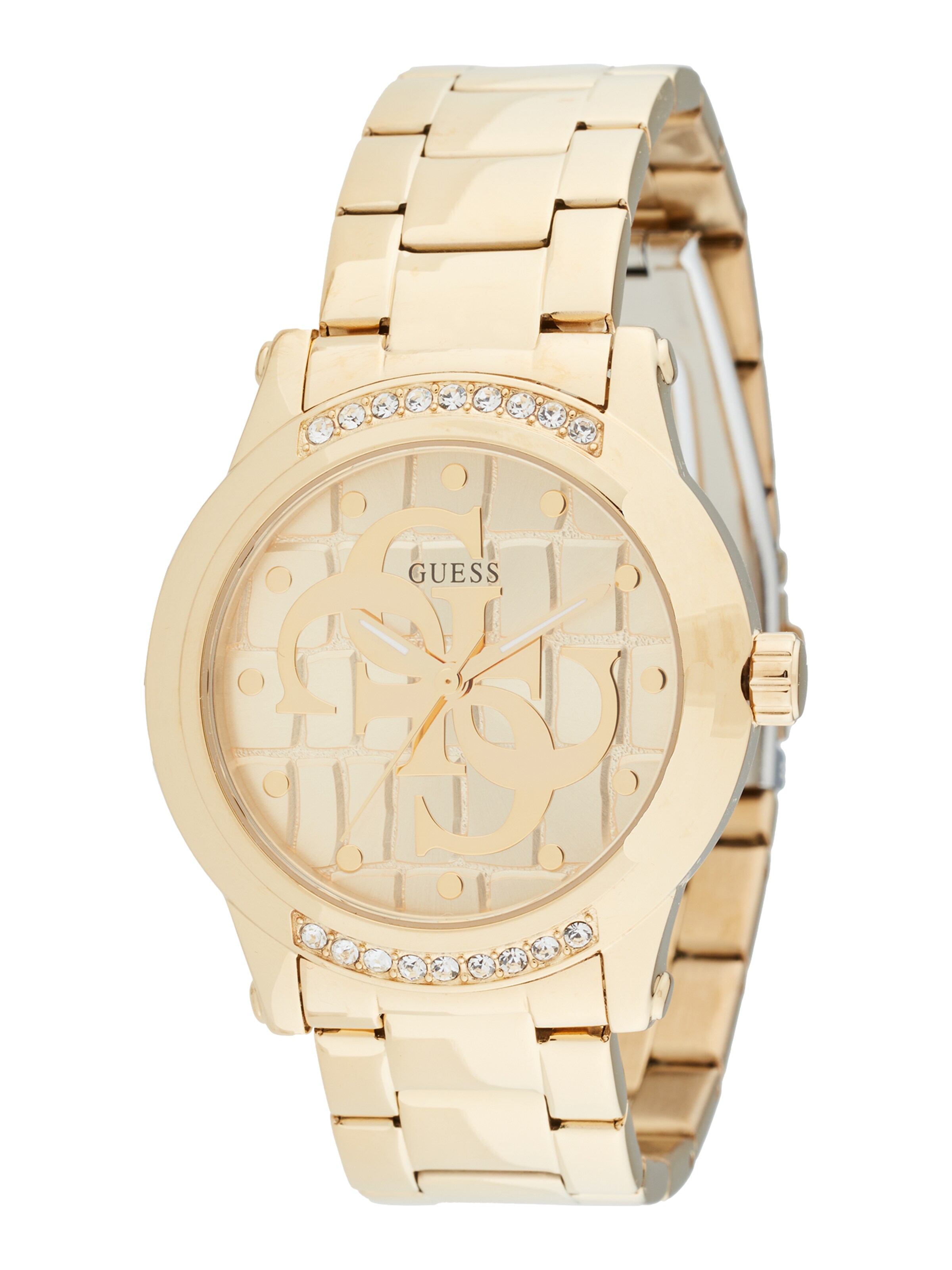GUESS Analog Watch 'Annette' in Champagne ABOUT YOU