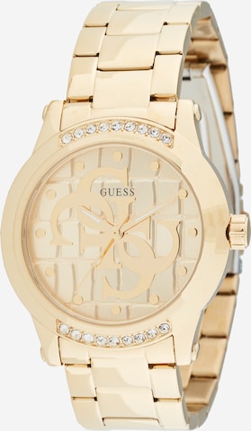 Ceas analogic 'Annette' de la GUESS pe bej: față