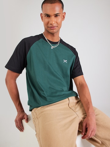 Tricou 'De College' de la Iriedaily pe verde: față