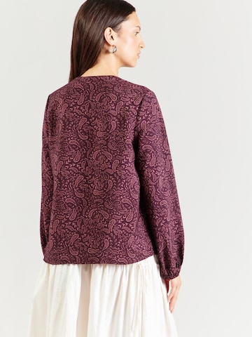 ZABAIONE Bluse 'Xa44ntra' in Braun