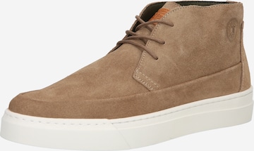 Barbour Chukka Boots 'Mason' in Beige: front