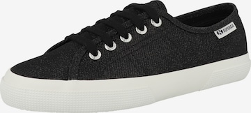 Baskets basses '3750' SUPERGA en noir : devant