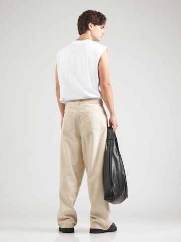 WEEKDAY Baggy Broek 'Astro' in Beige
