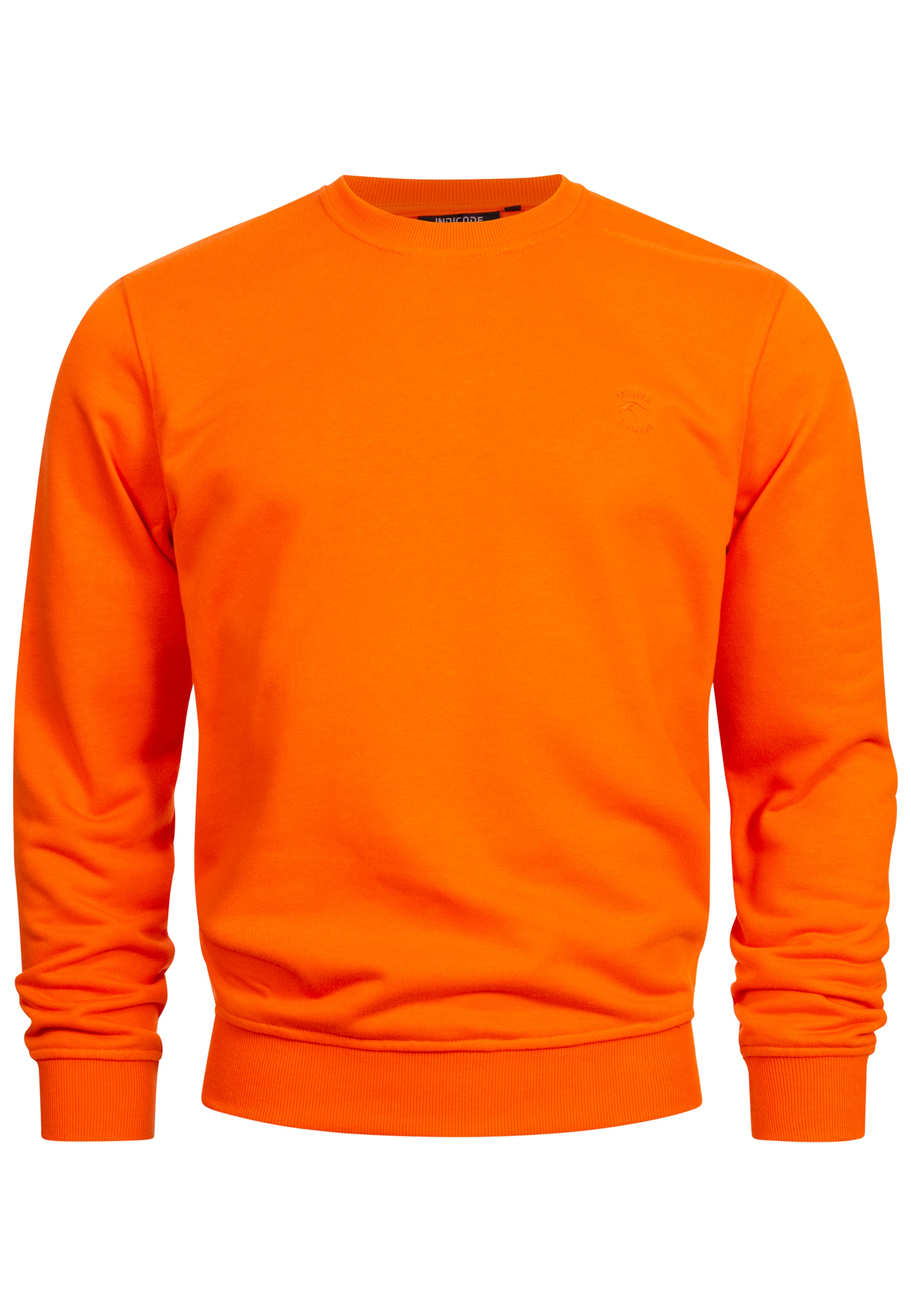 Sweat-shirt 'Holt ' INDICODE JEANS en orange : devant