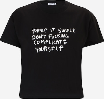 ABOUT YOU Limited - Camiseta 'Ron' en negro: frente