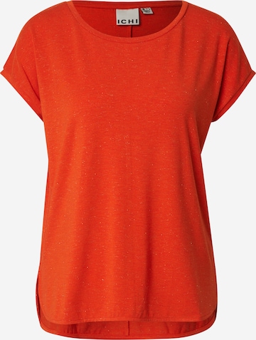 ICHI T-Shirt 'IHREBEL' in Orange: Vorderseite