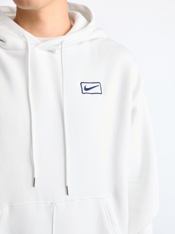 Bluză de molton de la Nike Sportswear pe alb