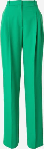 HUGO Loose fit Pleated Pants 'Havira' in Green: front