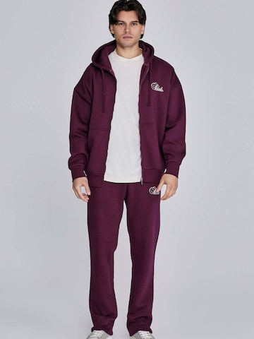 SikSilk Regular Sporthose 'Essentials Track Pants' in Rot