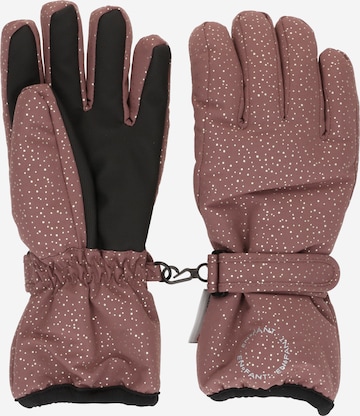 EN FANT Handskar i rosa: framsida