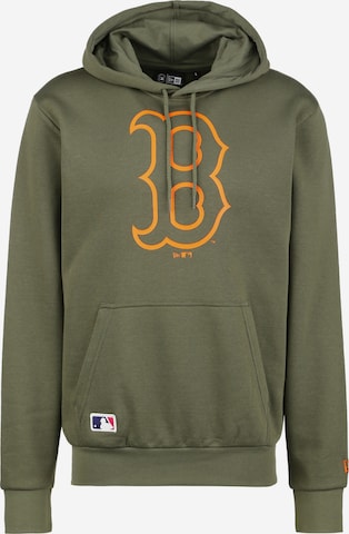 NEW ERA Sweatshirt in Green: front