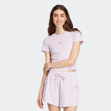 T-shirt fonctionnel 'Essential' ADIDAS SPORTSWEAR en violet : devant