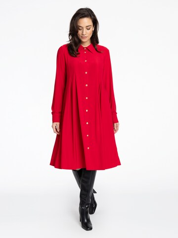 YOEK Blusenkleid in Rot