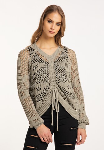 Pull-over myMo ROCKS en beige : devant