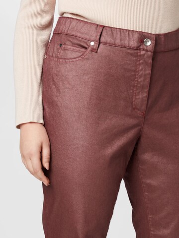 SAMOON Slimfit Jeans in Rood