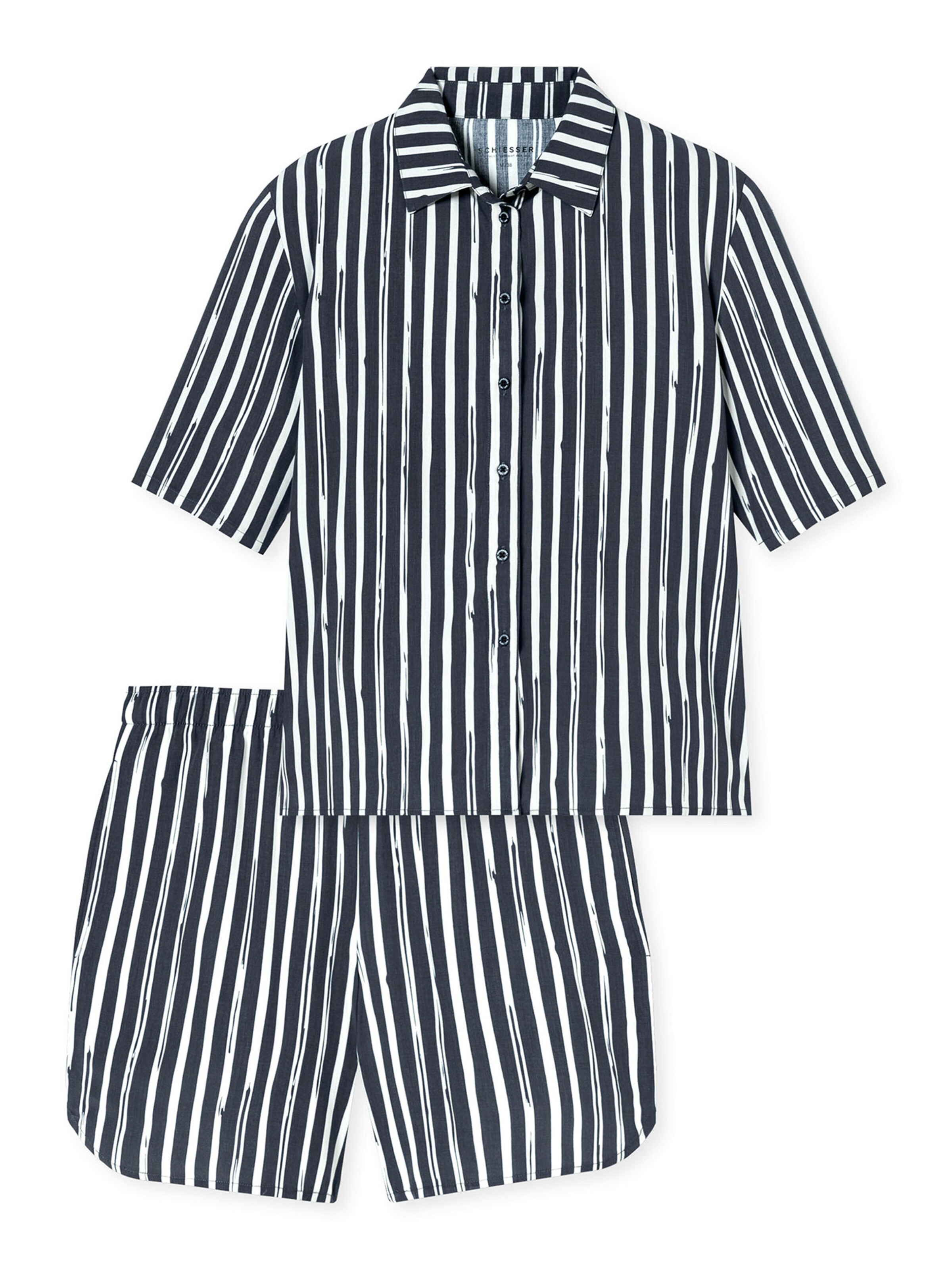 SCHIESSER Shorty ' Selected Premium  ' in Grau: Vorderseite