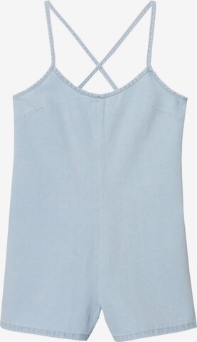 MANGO Jumpsuit 'Elle' in Blau: predná strana