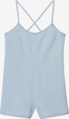 MANGO Jumpsuit 'Elle' in Blau: predná strana