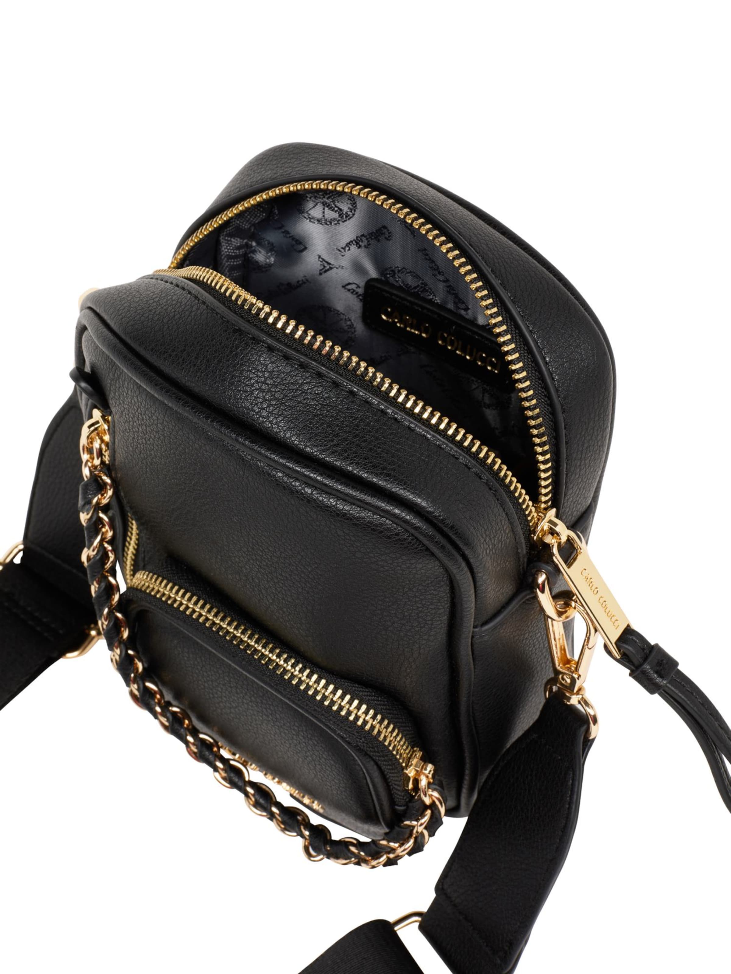 Carlo Colucci Tasche 'Della' in Schwarz