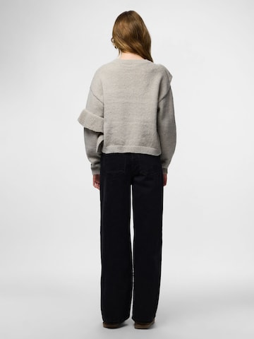 Pull-over 'PCNor' PIECES en gris