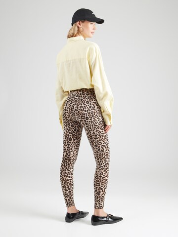 Skinny Leggings de la Sublevel pe maro