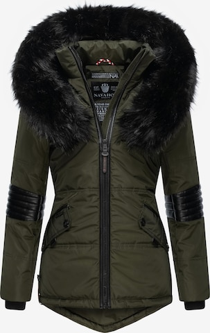 NAVAHOO Winter jacket 'Nirvana' in Green: front