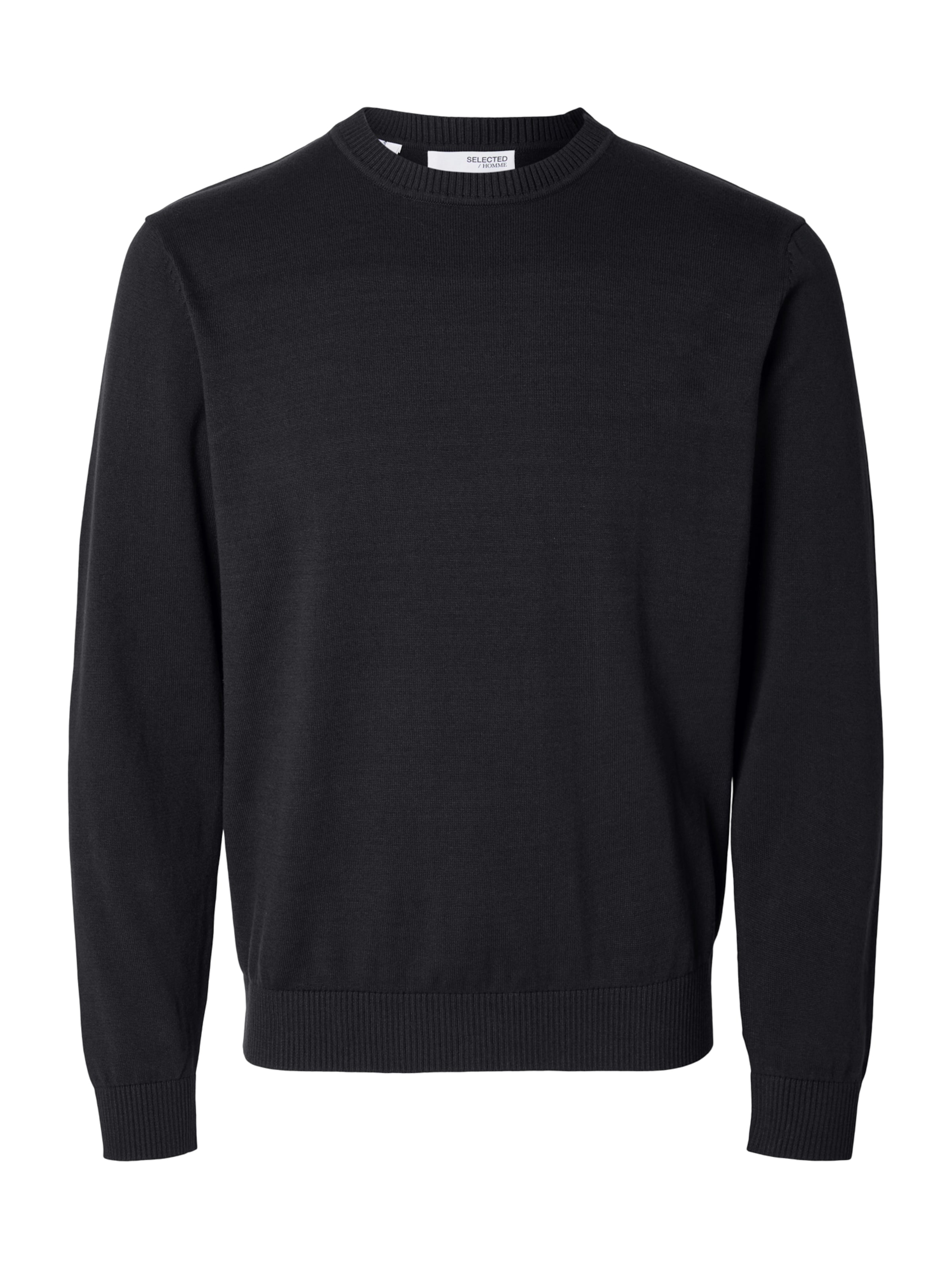 SELECTED Pullover 'SLHKRIS' in Grau: Vorderseite