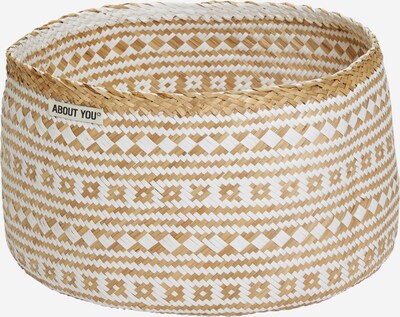 ABOUT YOU Box/basket 'Boho' in Brown / White, Item view