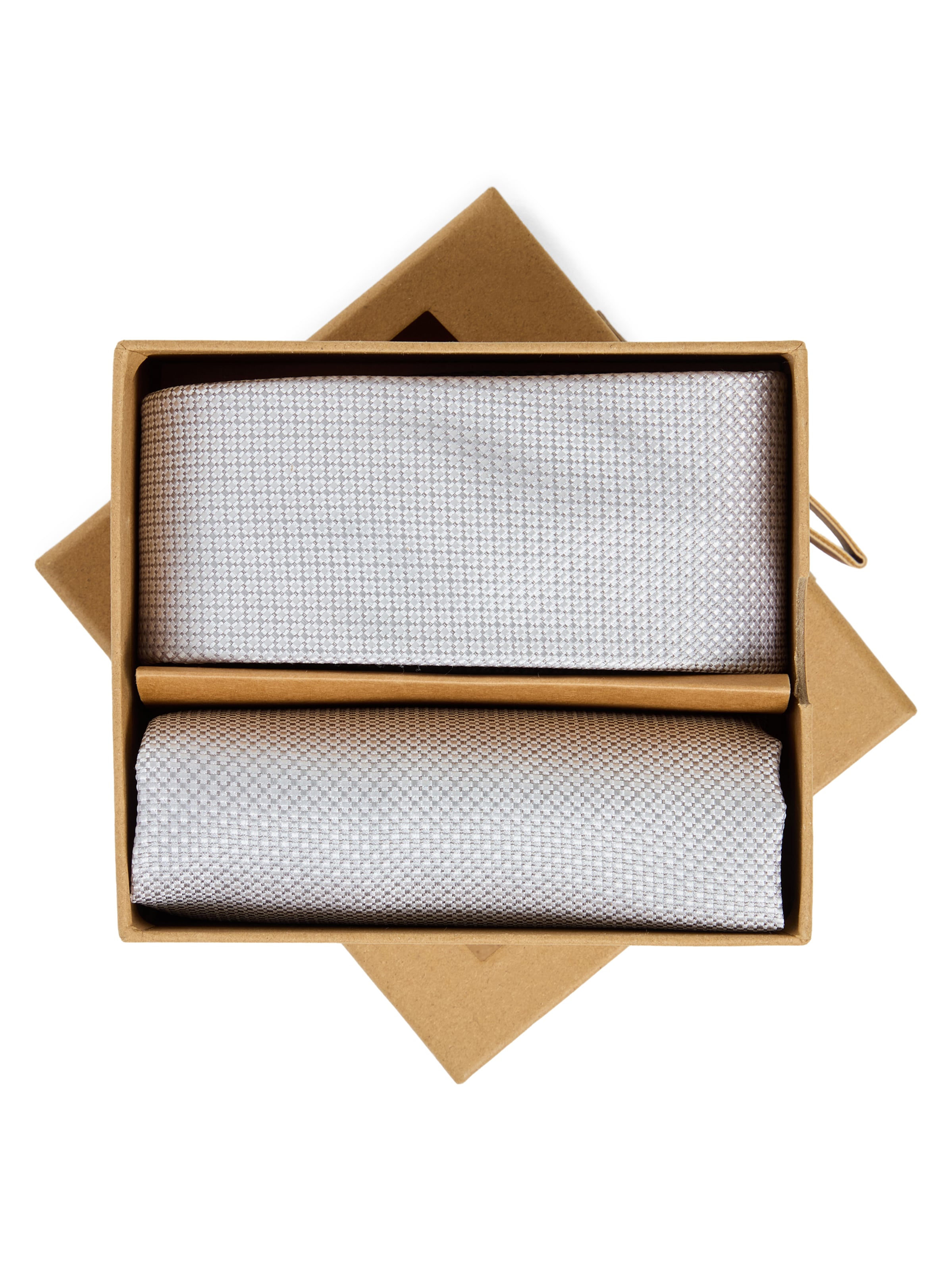 Cravate Finshley & Harding London en argent : devant