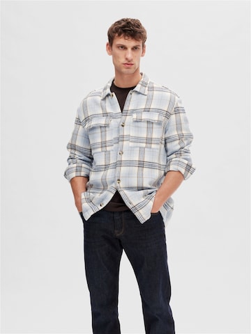 SELECTED HOMME Regular Fit Skjorte i blå: forside