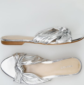 MANGO Sandals & High-Heeled Sandals in 37 in Silver: front