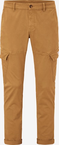REDPOINT Tapered Cargo Pants in Beige: front