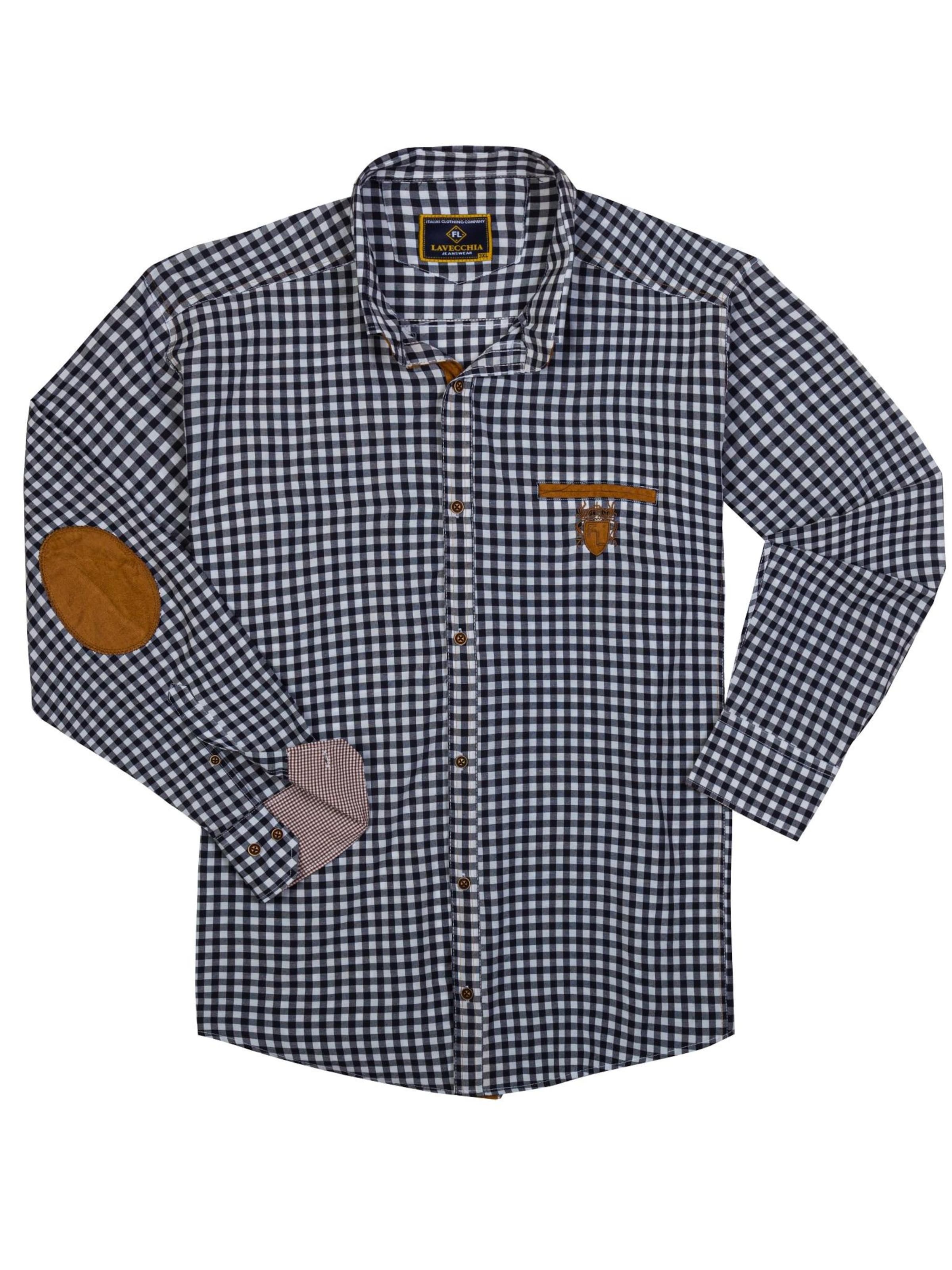 Lavecchia Comfort Fit Hemd‌‌‌‌‌‌‌‌ in Blau: Vorderseite