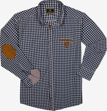 Lavecchia Comfort Fit Hemd in Blau: Vorderseite