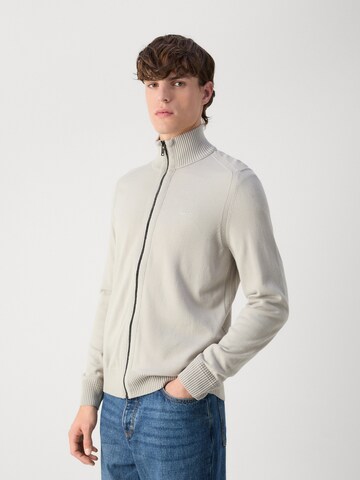 Vestes en maille 'Avac' BOSS en beige : devant