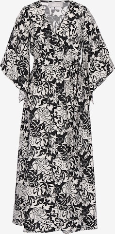 Robe Usha en noir : devant